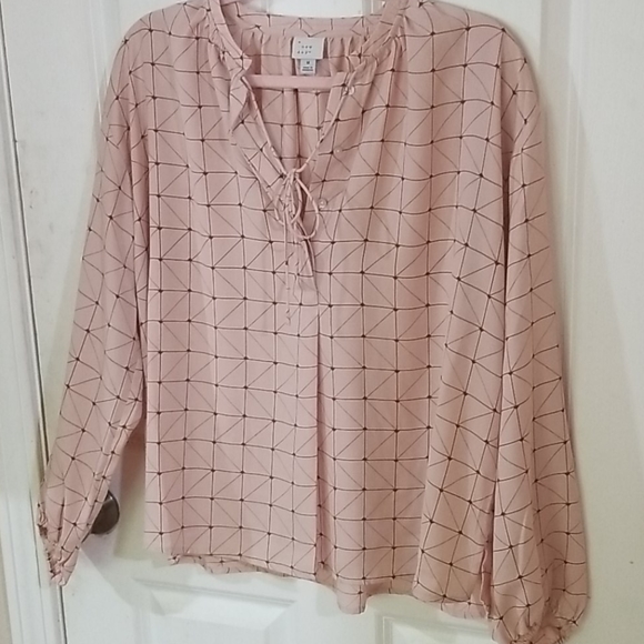 Beautiful a new day Pink Long Sleeve Blouse - Picture 2 of 4